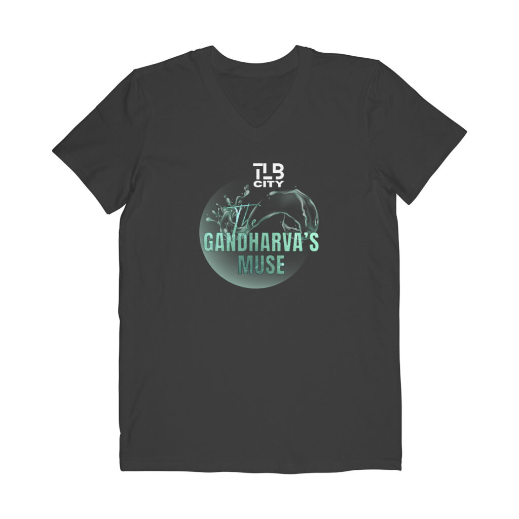 The Gandharva’s Muse Half Sleeve V-Neck T-Shirt