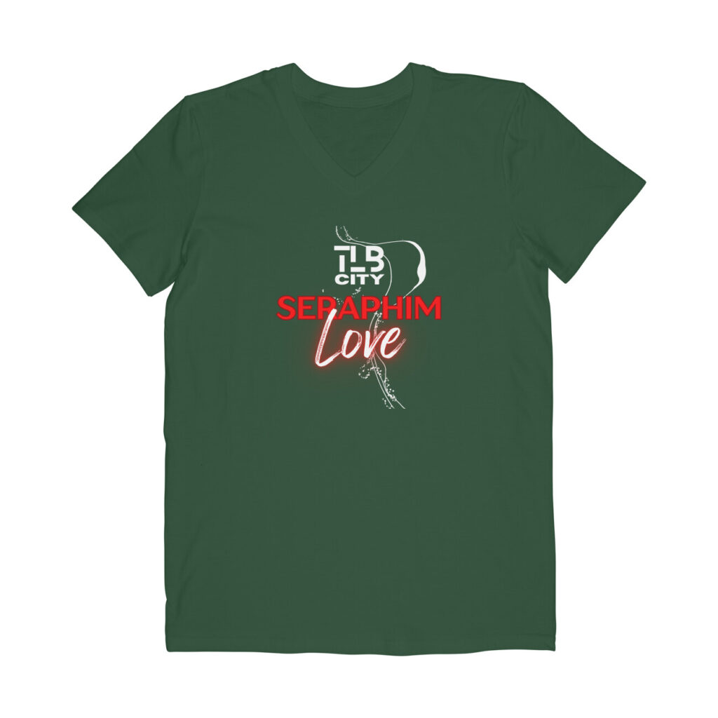 Seraphim Love Half Sleeve V-Neck T-Shirt